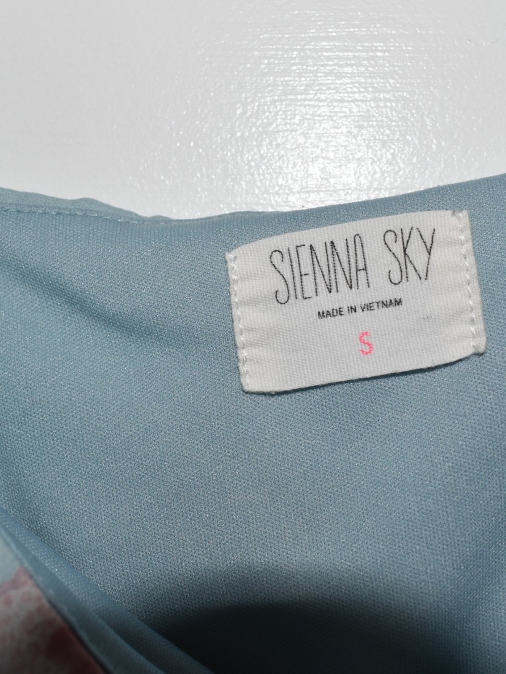 Sienna Sky Pale Blue Slip Dress